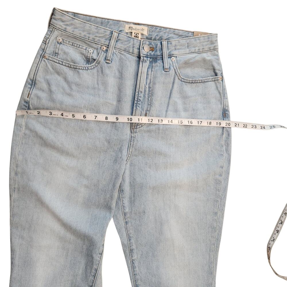 NWT Madewell Curvy Perfect Vintage Jean, light wash, sz 29, inseam 27.5" - Picture 9 of 10
